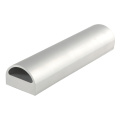 Tubo de aluminio de tubo ovalado de extrusión de extrusión de aluminio sin costura profesional